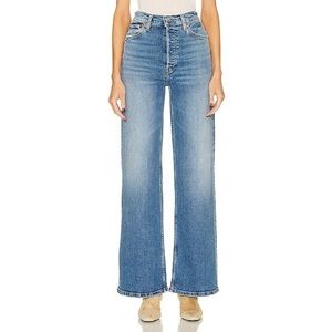 Re/Done 70s Ultra High Rise Wide Leg Jeans in Indigo Storm Revolve